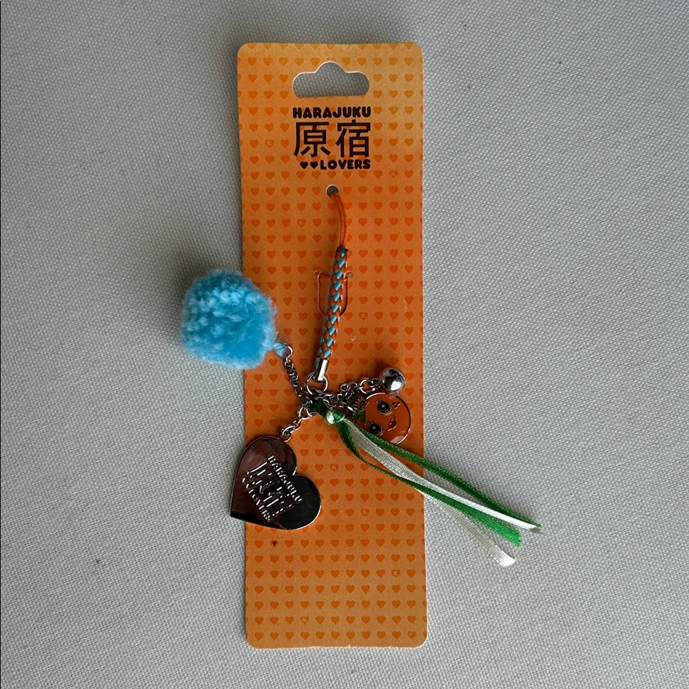 Y2K Harajuku Lovers OC Charm Strap (Orange County Gwen Stefani)